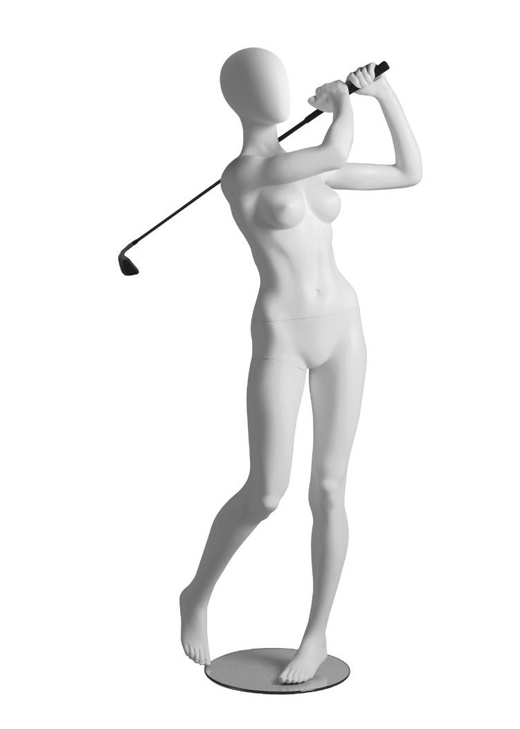 Damen Sportfigur Golfer